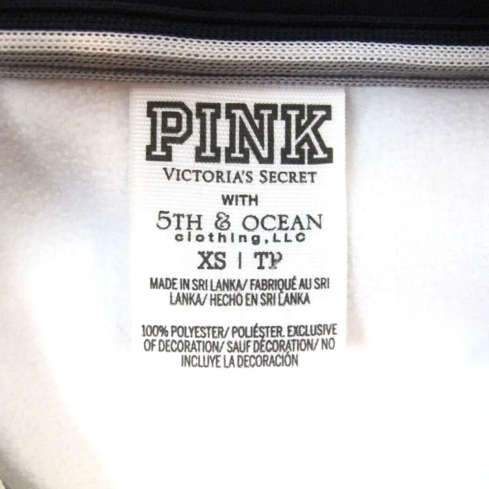 Pink Victoria's‎ Secret With 5th & Ocean Tampa Rays Track Jacket Women's XS